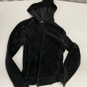Express velour full zip hoodie NWOT